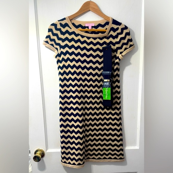 NEW Lilly Pulitzer Santana Dazzle Stripe Sweater Dress - Picture 1 of 5